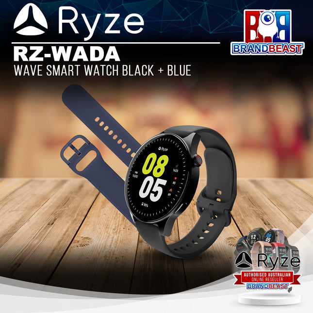 Ryze RZ-WADA Wave Smart Watch Black + Blue