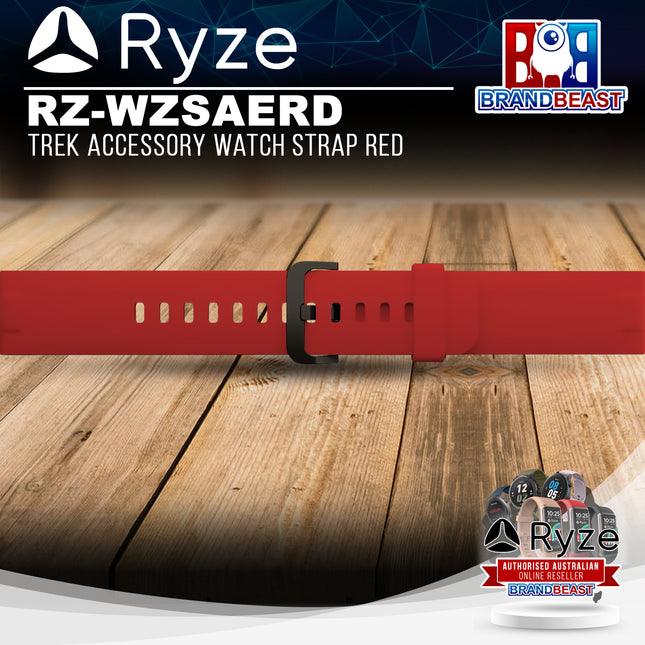 Ryze RZ-WZSAERD Trek Accessory Watch Strap Red