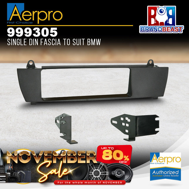 Aerpro 999305 Single DIN Facia Kit Suit BMW X3 E83 - Side Mount