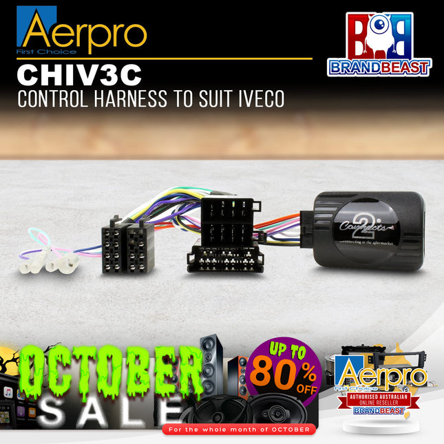 Aerpro CHIV3C Steering Wheel Control Harness to Suit Iveco Daily 2014-2017