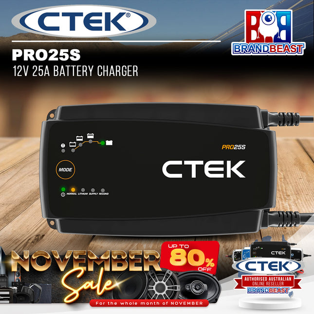 CTEK PRO25S 12V 25A Battery Charger