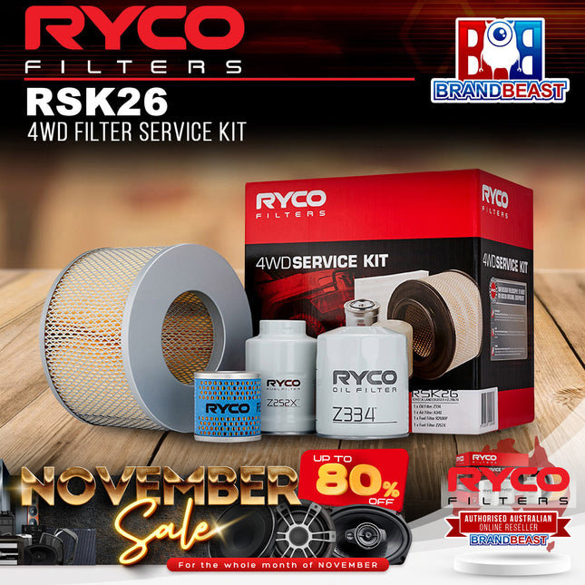 Ryco RSK26 4WD Filter Service Kit