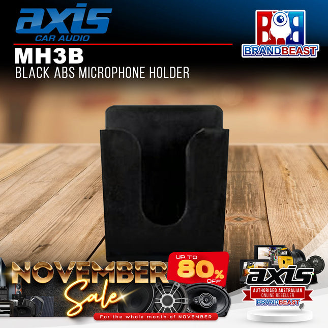 Axis MH3B Black ABS Microphone Holder