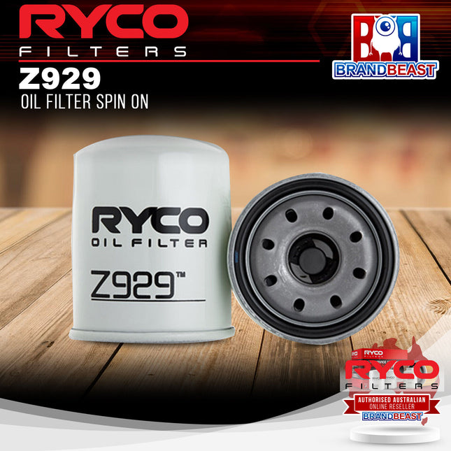 Ryco Z929 Oil Filter Spin On