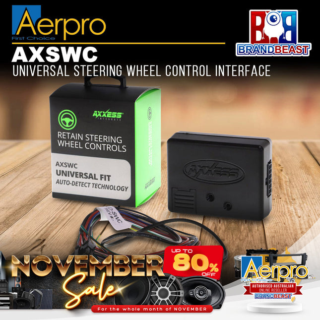 Aerpro AXSWC Universal Steering Wheel Control Interface