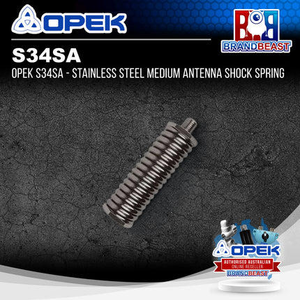 OPEK S34SA - Stainless Steel Medium Antenna Shock Spring