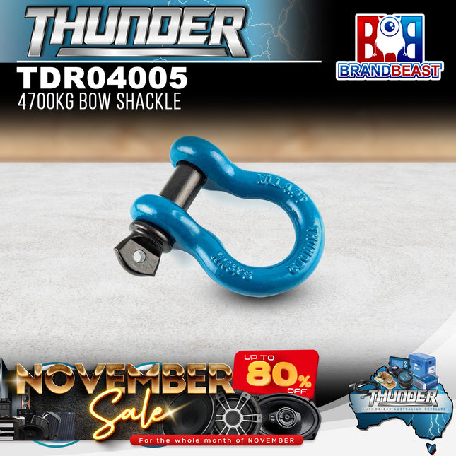 Thunder TDR04005 Bow Shackle - 4700KG