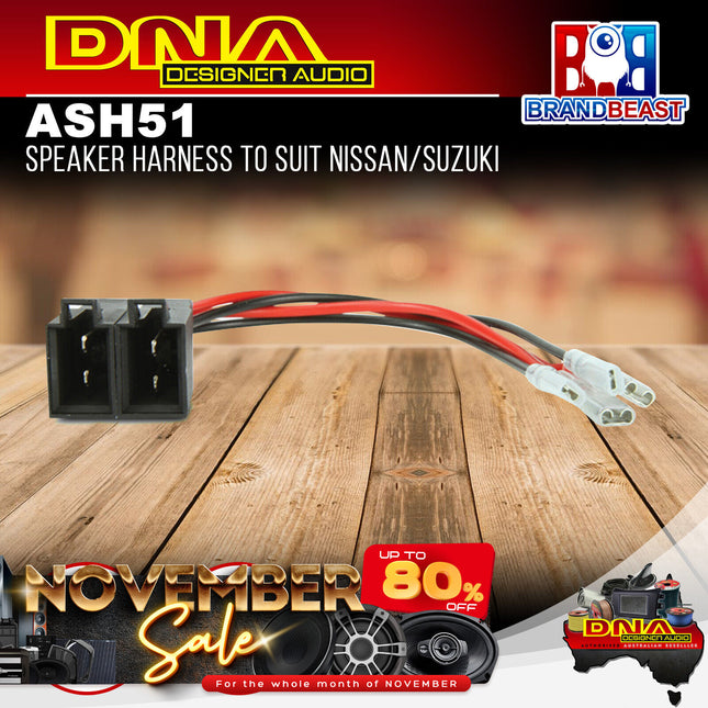 DNA ASH51 Speaker Lead Harness Suit Various Hyundai/Kia Vehicles