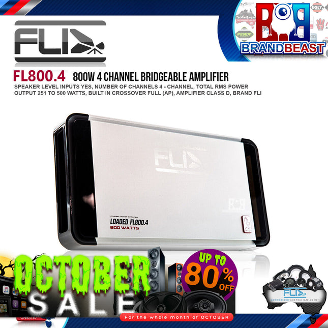FLI FL800.4-F1 Loaded Series 800W 4-Channel Power Amplifier