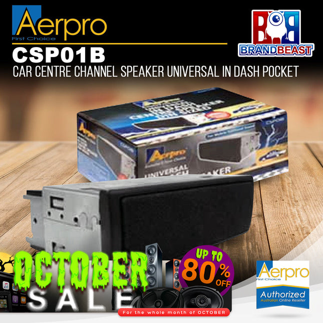 Aerpro CSP01B Car Centre Channel Speaker Universal In Dash Pocket