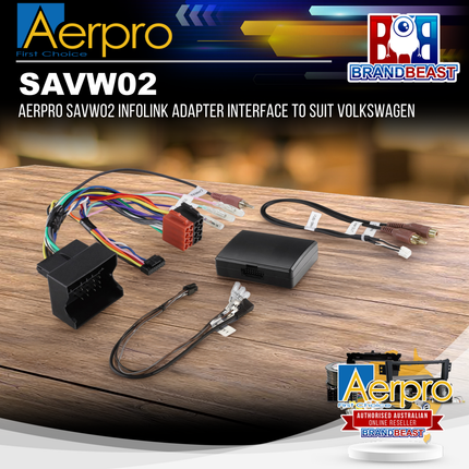 Aerpro SAVW02 Infolink Adapter Interface to Suit Volkswagen