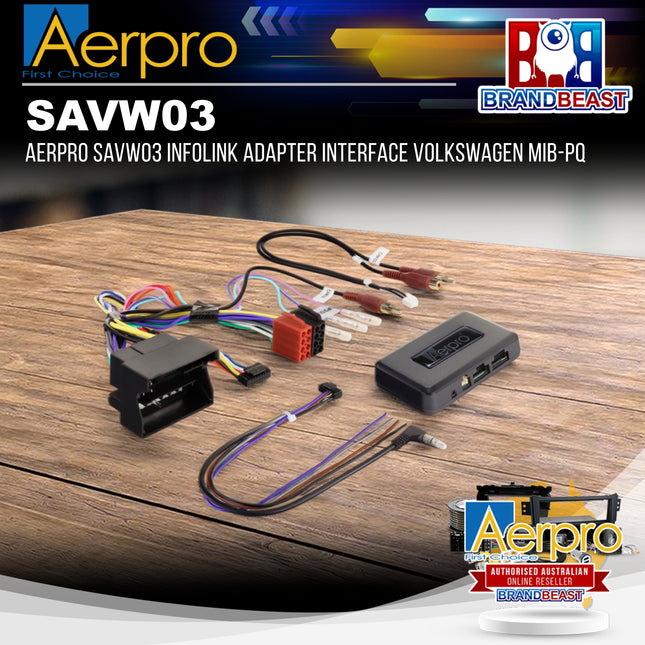 Aerpro SAVW03 Infolink Adapter Interface Volkswagen MIB-PQ