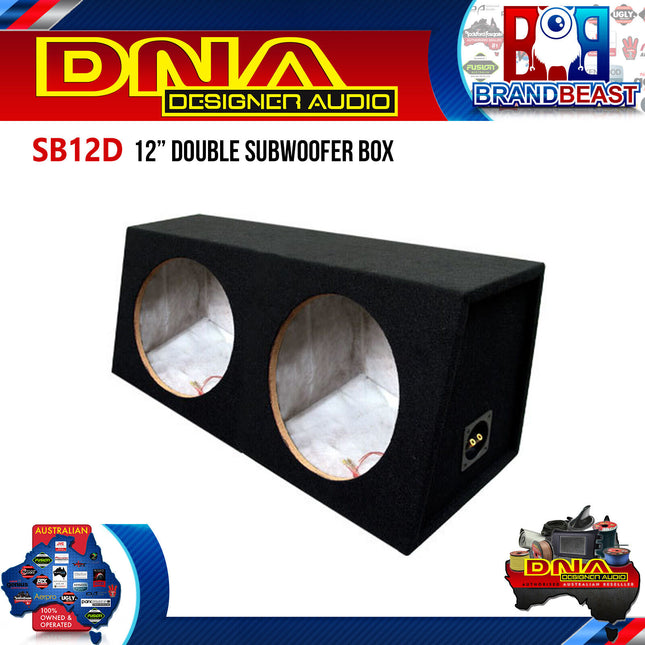 DNA SB12D 12" Double Subwoofer Enclosure Box