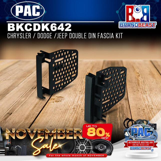 PAC BKCDK642 Bestkits BKCDK642 Chrysler / Dodge /JEEP Double DIN Fascia Kit