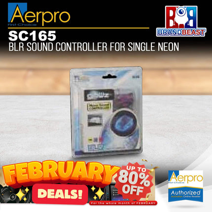 Aerpro SC165 BLR Sound Controller for Single Neon