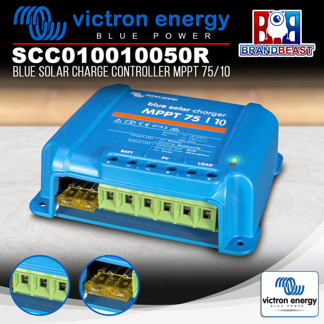 Victron Energy SCC010010050R Blue Solar Charge Controller MPPT 75/10