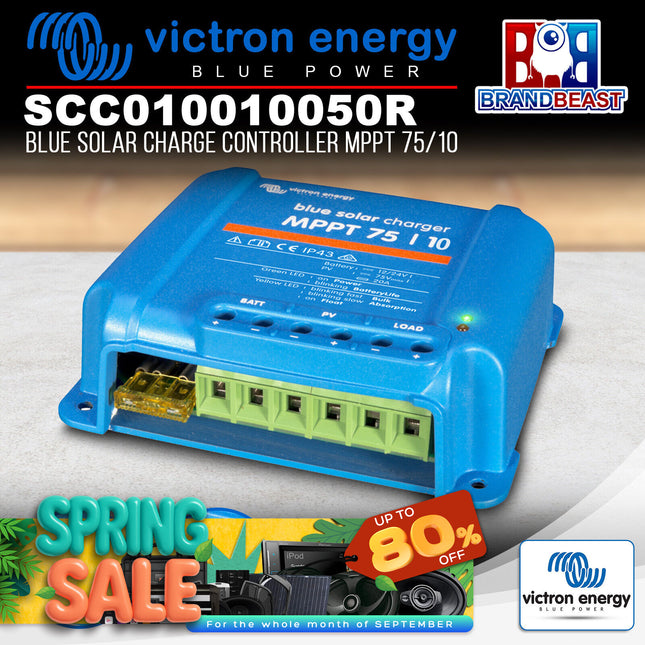 Victron Energy SCC010010050R Blue Solar Charge Controller MPPT 75/10