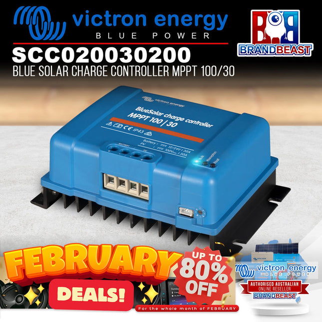 Victron Energy SCC020030200 Blue Solar Charge Controller MPPT 100/30