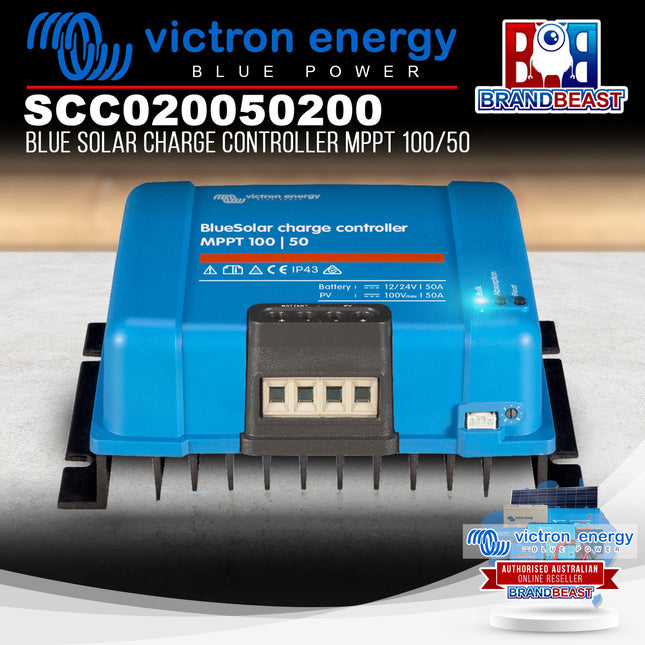 Victron Energy SCC020050200 Blue Solar Charge Controller MPPT 100/50