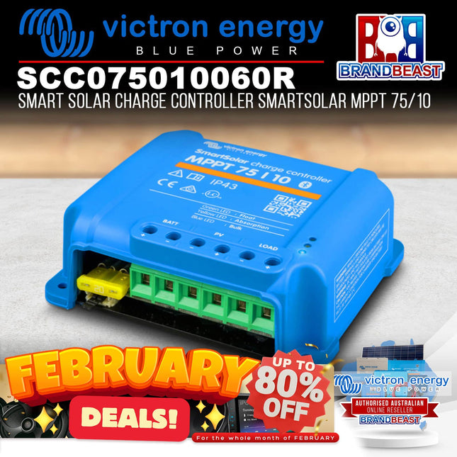 Victron Energy SCC075010060R Smart Solar Charge Controller SmartSolar MPPT 75/10