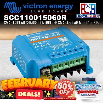 Victron Energy SCC110015060R Smart Solar Charge Controller SmartSolar MPPT 100/15