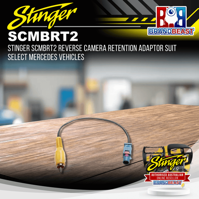 Stinger SCMBRT2 Reverse Camera Retention Adaptor Suit Select Mercedes Vehicles