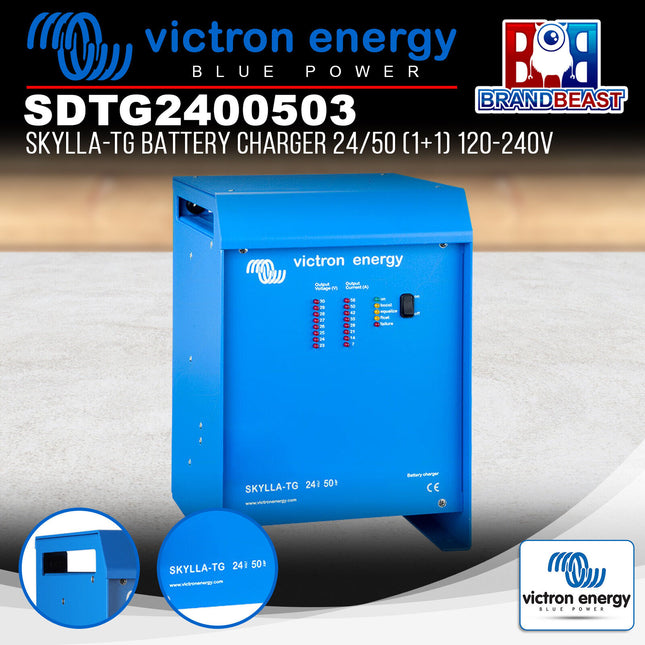 Victron Energy SDTG2400503 Skylla-TG Battery Charger 24/50 (1+1) 120-240V