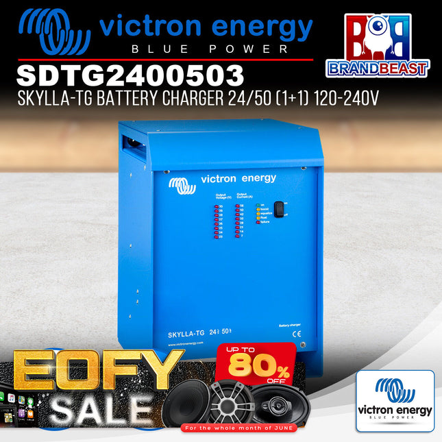 Victron Energy SDTG2400503 Skylla-TG Battery Charger 24/50 (1+1) 120-240V