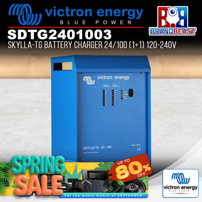 Victron Energy SDTG2401003 Skylla-TG Battery Charger 24/100 (1+1) 120-240V