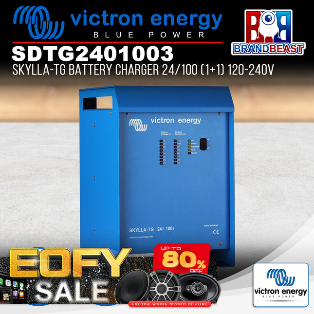 Victron Energy SDTG2401003 Skylla-TG Battery Charger 24/100 (1+1) 120-240V