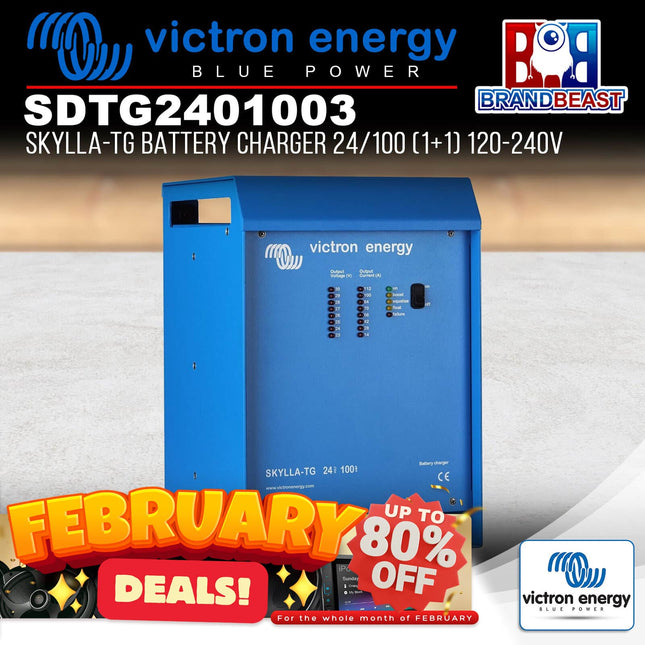 Victron Energy SDTG2401003 Skylla-TG Battery Charger 24/100 (1+1) 120-240V