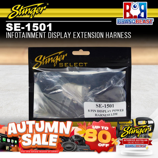 Stinger SE-1501 Infotainment Display Extension Harness