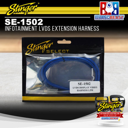 Stinger SE-1502 Infotainment LVDS Extension Harness