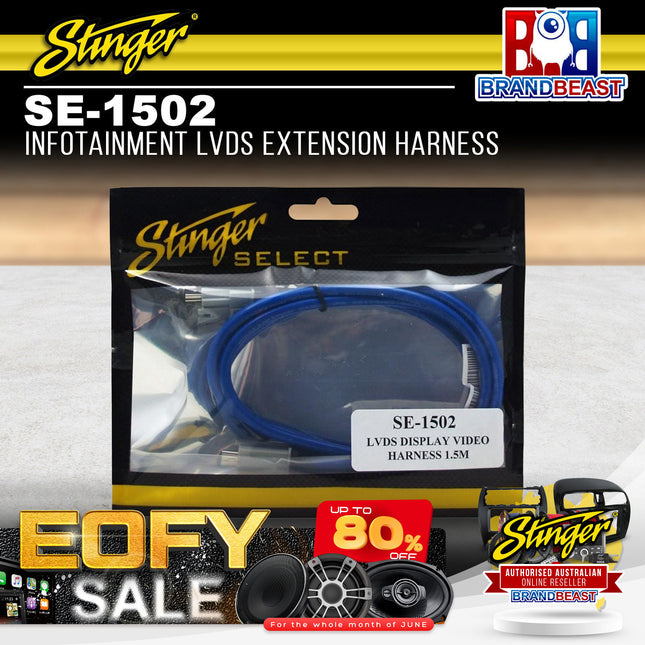 Stinger SE-1502 Infotainment LVDS Extension Harness