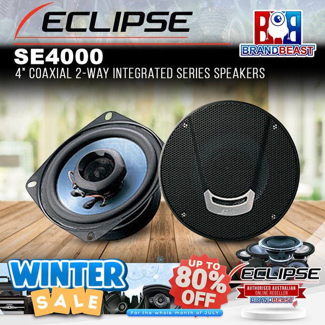 ECLIPSE SE4000 4" Coaxial 2-Way Integrated Series Speakers - 1 Pair