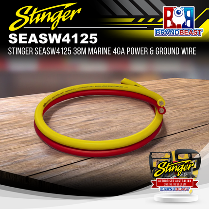 Stinger SEASW4125 38m Marine 4GA Power & Ground Wire