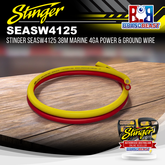 Stinger SEASW4125 38m Marine 4GA Power & Ground Wire