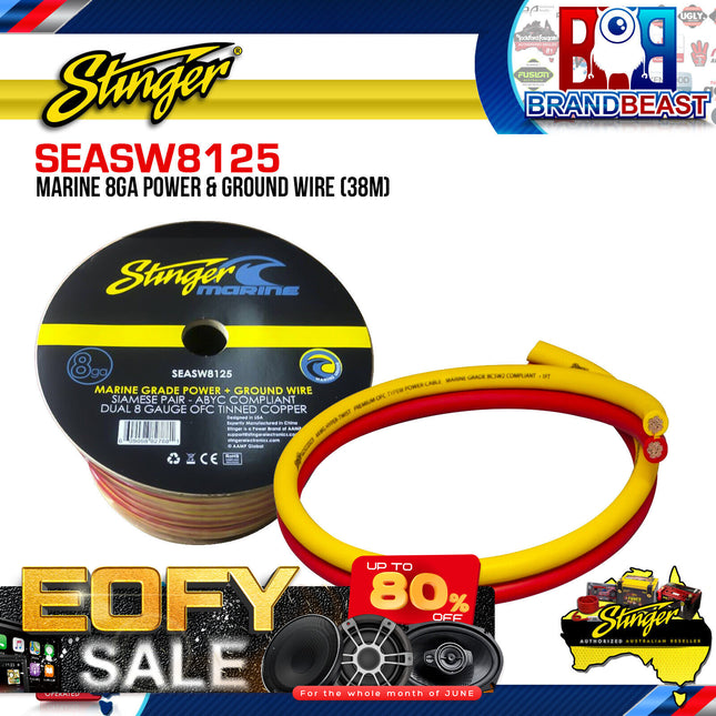 Stinger SEASW8125 38m Marine 8GA Power & Ground Wire