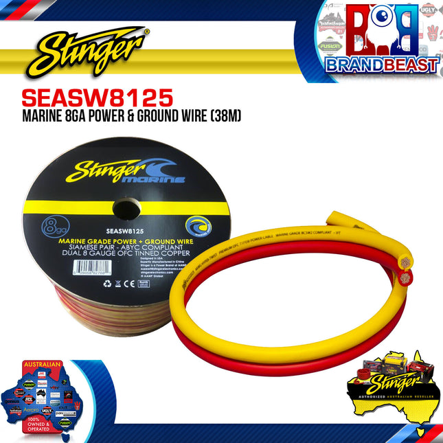 Stinger SEASW8125 38m Marine 8GA Power & Ground Wire