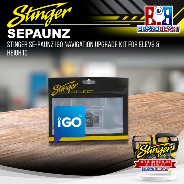 Stinger SE-PAUNZ iGo Navigation Upgrade Kit For Elev8 & Heigh10