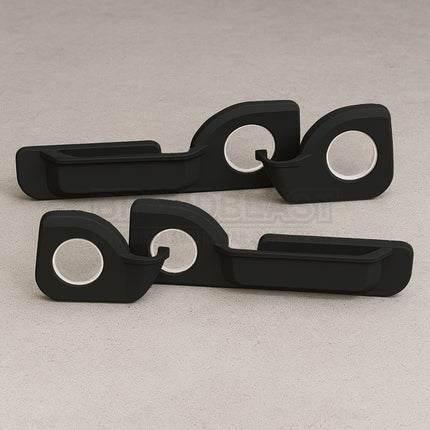 Cruiser Consoles Front and Rear Speaker Pods 6.5" Black (Set of 4 Doors) | SETPOD7065BLACK