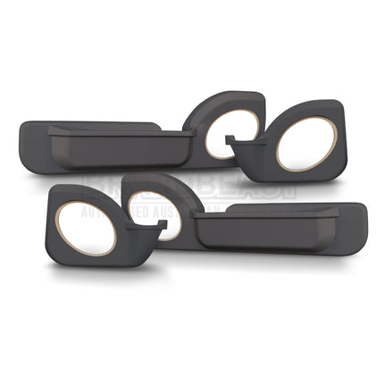 Cruiser Consoles Front and Rear Speaker Pods 6x9" Black (Set of 4 Doors) | SETPOD7069BLACK