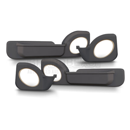 Cruiser Consoles Front and Rear Speaker Pods 6x9" Black (Set of 4 Doors) | SETPOD7069BLACK