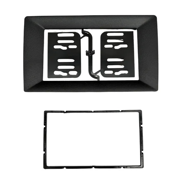 STINGER SF9-1027 10-Inch Trapezoid to 7-Inch Double DIN Adapter - Universal Format Converter for Standard Double DIN Head Unit Installation