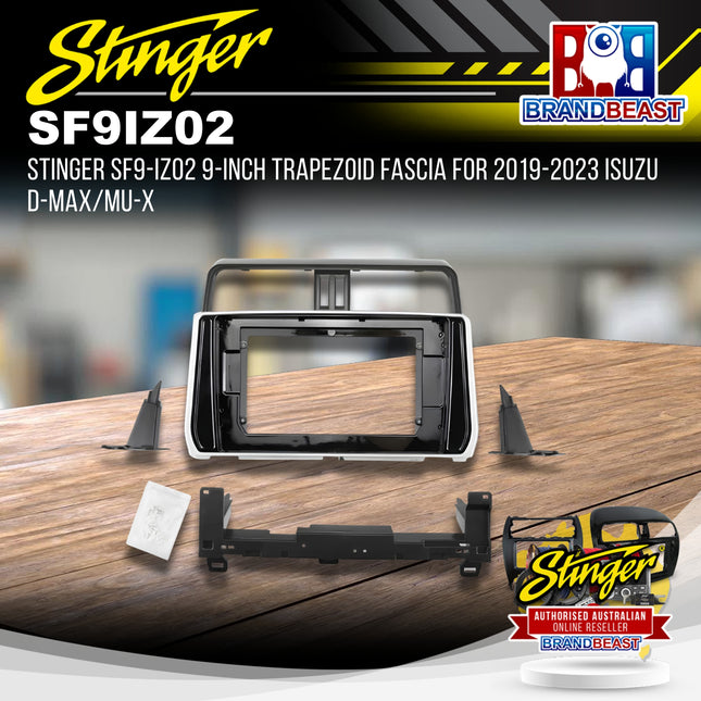 STINGER SF9-IZ02 9-Inch Trapezoid Fascia for 2019-2023 Isuzu D-MAX/MU-X