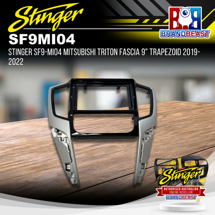 Stinger SF9-MI04 Mitsubishi Triton Fascia 9" Trapezoid 2019-2022