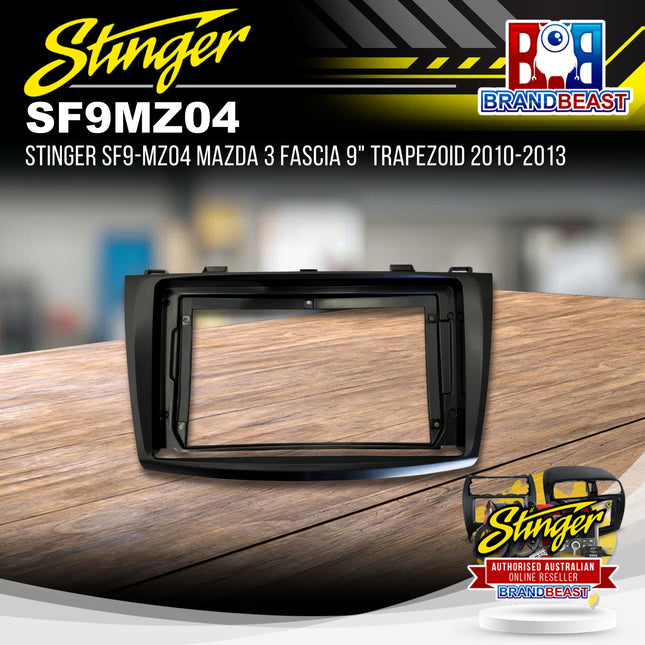 Stinger SF9-MZ04 Mazda 3 Fascia 9" Trapezoid 2010-2013
