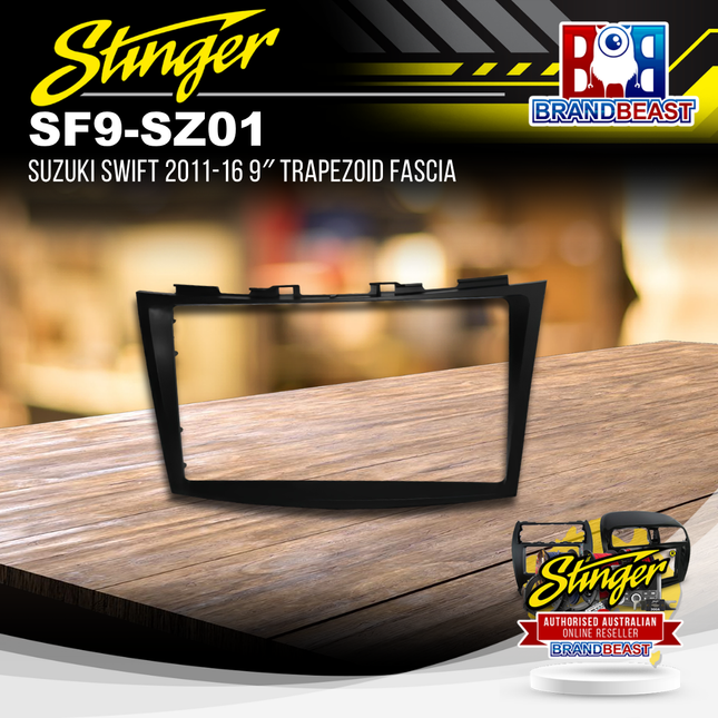Stinger SF9-SZ01 Suzuki Swift 2011-2016 9 Inch Trapezoid Head Unit Fascia