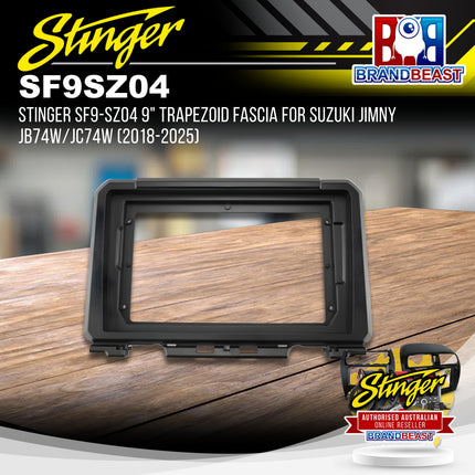 Stinger SF9-SZ04 Suzuki Jimny JB74W/JC74W 2018-2024 9" Trapezoid Fascia