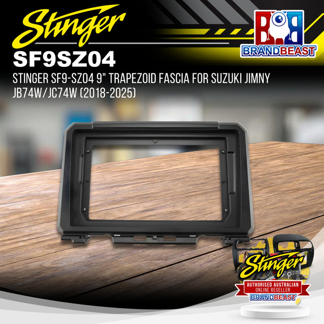 Stinger SF9-SZ04 Suzuki Jimny JB74W/JC74W 2018-2024 9" Trapezoid Fascia
